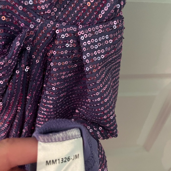 NWOT Double Crazy Pink and Purple Sequin Dresses Size Medium - Picture 9 of 16